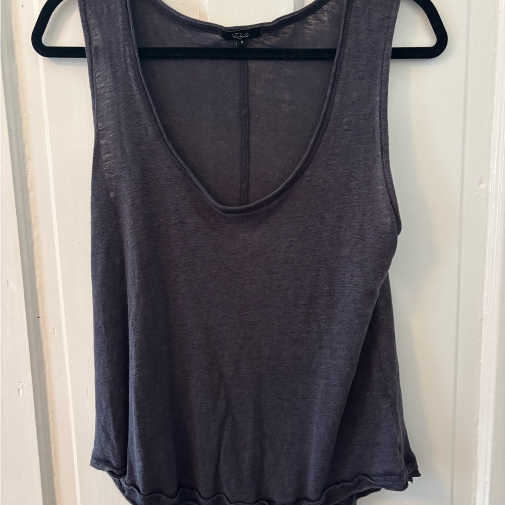 Rails Gray Tank Top with Scoop Neckline